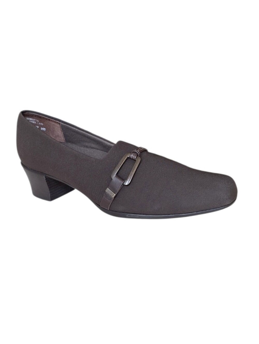 Munro American 8N Narrow Brown Low Heel Pumps Comfort Dress Shoes